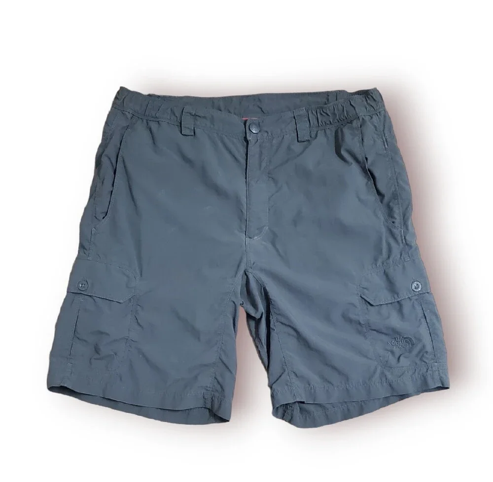 The North Face Cargo Hiking Shorts Mens Size M (32-34) Charcoal Gray